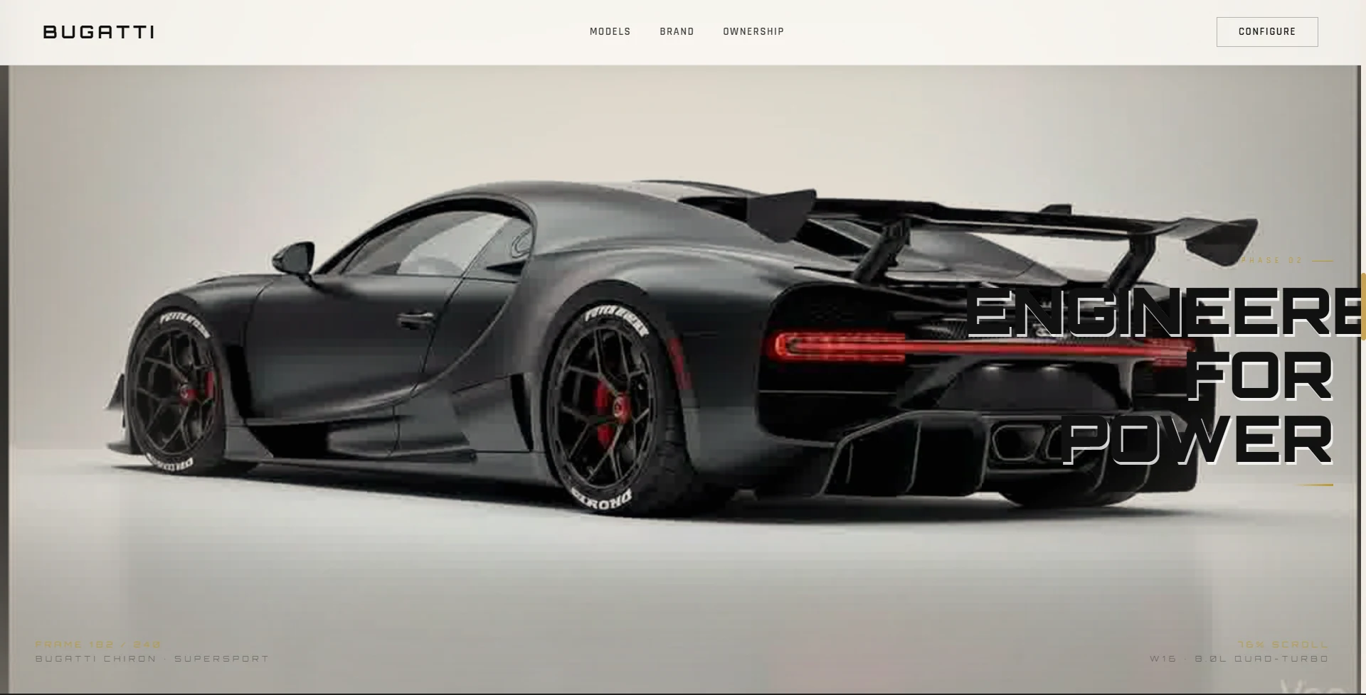 BUGATTI CHIRON preview